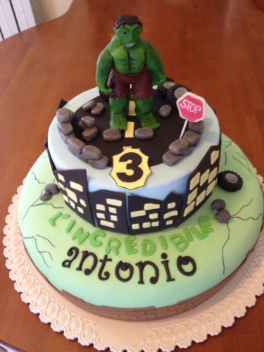 Hulk, torta Hulk, Hulk cake 