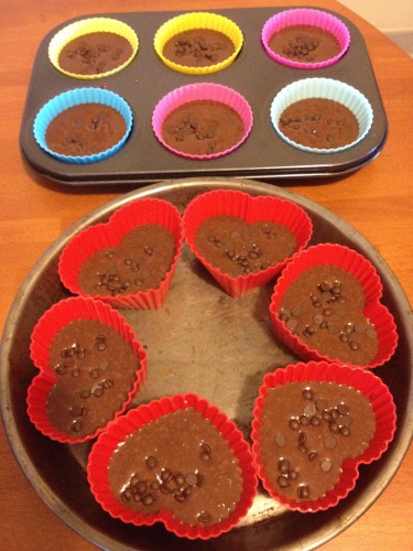 muffin al cioccolato,muffin senza uova