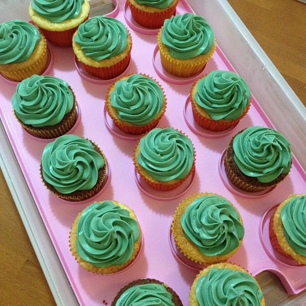Cupcakes con frosting